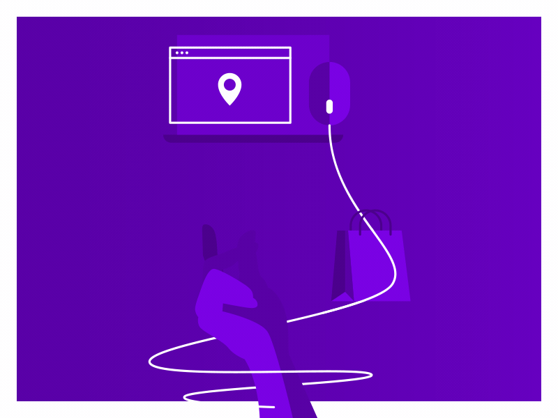 Swatch Animation: Tracking after effects animation deepblue design flat germany hamburg illustration purple swatch ui ux vector