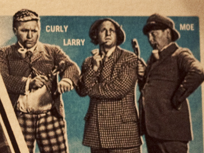 The Three Stooges trading card