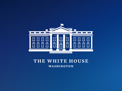 White House logo for the Biden-Harris Administration branding design harris icon illustration logo system typography white house