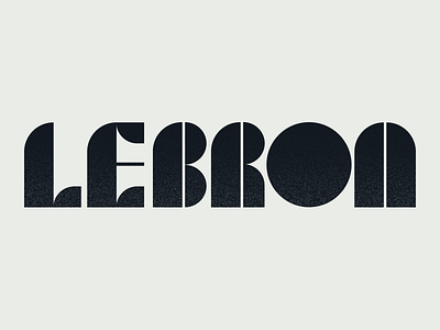 Lebron James basketball custom lebron nab type typography