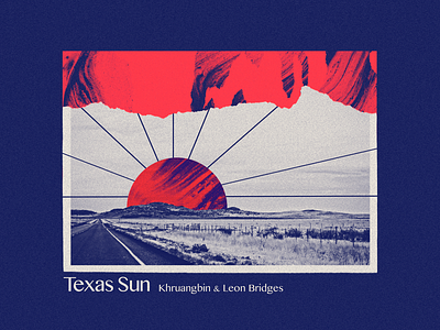 Texas Sun color khruangbin leon bridges music sun texas texture vector vintage