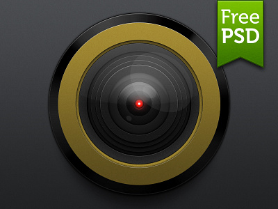 Spy Lens Psd freebie lens psd realistic lens