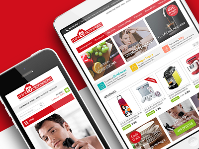 Minidomestic Onlie Store ecommerce electronics interface responsive store ui web