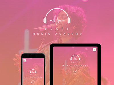 Music Academy Landing Page