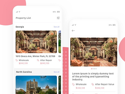 Check Property Near You, Application UI