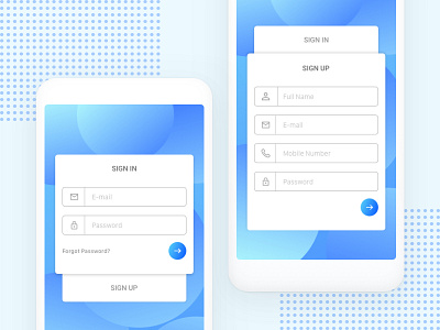 Sign-in and Sign-up Page @signin @signup @ui @uiux design @ux