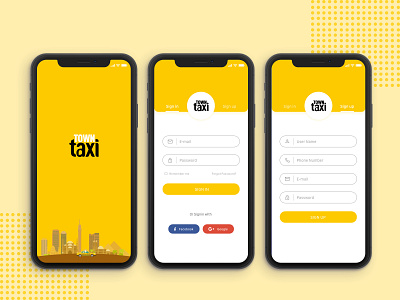 Town Taxi Mobile App