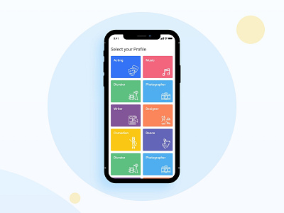 Select Your Profile @profile @ui design @uiux design @ux design