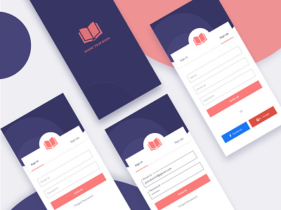 Share Your Books Onboarding Page | shot 2/50 @design @onboarding page @shareyourbook @signin page @signup page @ui @ui design @uiux design @ux @uxui design illustration logo