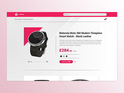 Daily UI - Day 12: E-Commerce Shop