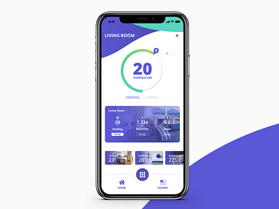 Daily UI - Day 21: Home Monitoring Dashboard