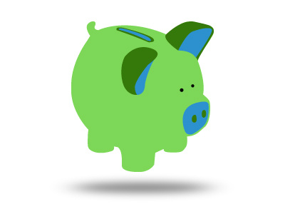 Pig illustrator pig piggy bank vector