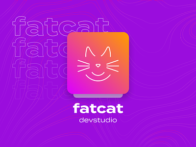 FatCat DevStudio logo app brand branding design design app flat icon illustration logo minimal ui uiux ux vector