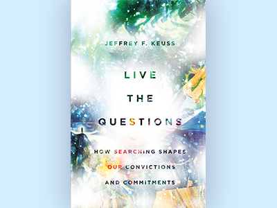 Live The Questions Cover Concept book book cover book jacket publishing