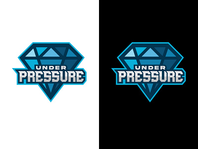 Under Pressure Logo design icon illustrator logo typography vector