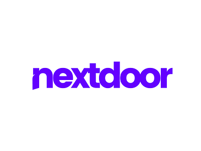 "Nextdoor" Logo Concept branding design logo minimal