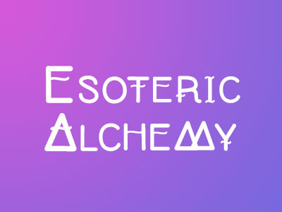 Esoteric Alchemy Font design digital font halloween halloween design illustration lettering pastel goth text typography
