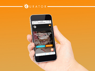 Curator Live | #1 photo booth app app ar branding crm ios mobile app ui ux web design web development