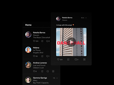 Spotify app — feed redesign⚡