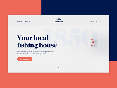 Casa Calicó — ecommerce 🎣 design ecommerce ecommerce shop fisherman fishing ui ux website
