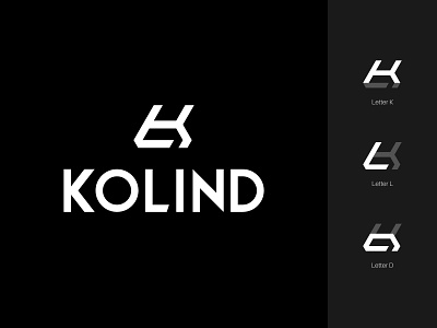 KOLIND alphabet branding icon lettermark logo minimalist modern monogram simple symbol