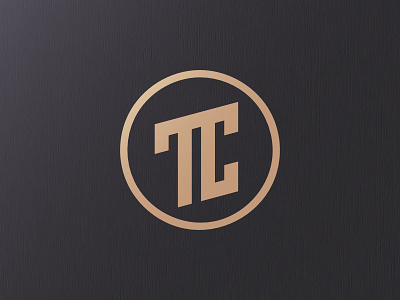 TC Monogram branding logo modern monogram simple