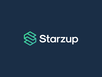 Starzup Logo branding identity logo monogram s startup symbol tech logo