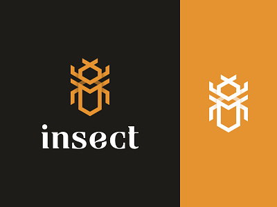 Insect branding bug icon insect logo minimalist modern simple symbol