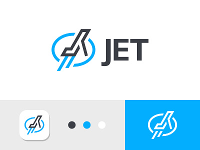 Jet airplane branding icon logo minimalist modern simple sky symbol