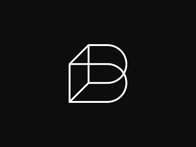 BD Monogram Logo alphabet branding icon identity lettermark logo minimalist modern simple symbol