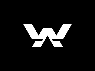 WA Monogram Logo alphabet branding icon identity lettermark logo minimalist modern simple symbol
