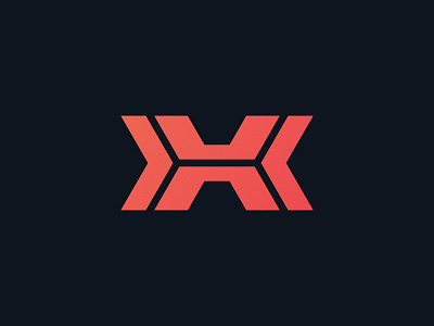 HX Monogram Logo alphabet branding icon lettermark logo minimalist modern monogram symbol