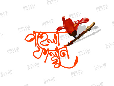 Bangla Typography || Pohela Falgun || Pohela Falgun Logo animation bangla typography design illustration illustrator lettering logo pohela falgun typography vector