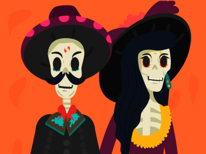 Dia De Muertos By Laluci.ae On Dribbble