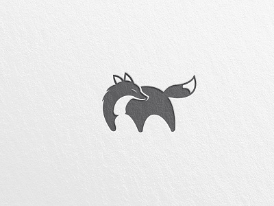 Fox animal design fox grid illustration line logo vector