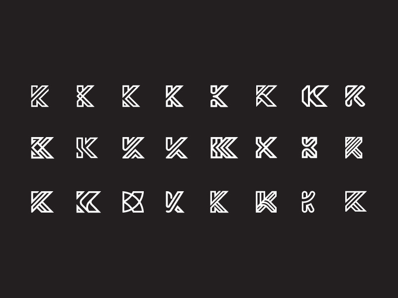 K letter Exploration by heriimanudin on Dribbble