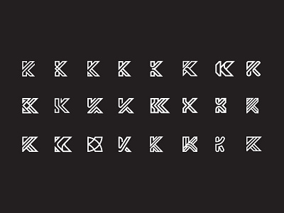 K letter Exploration adobe design graphic illustration illustrator letterk logo vector