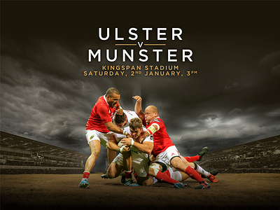 Rugby Match Creative creative game marketing match munster pro12 rugby ulster union