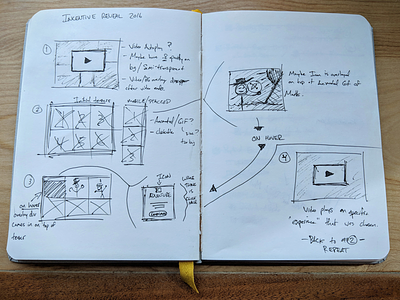 UI sketch from the archives notebook paper sketch ui wireframes