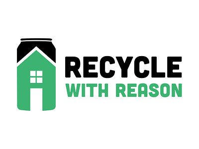 Recycle with Reason cubano environmental green illustration logo passion project recycle