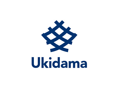 Ukidama Logo block chain blockchain brand concept brand design brand identity branding combination mark design financial logo