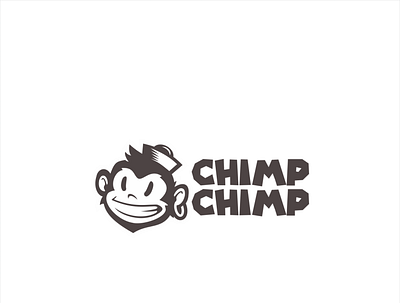 CHIMPCHIMP head image animation branding design icon illustration logo vector