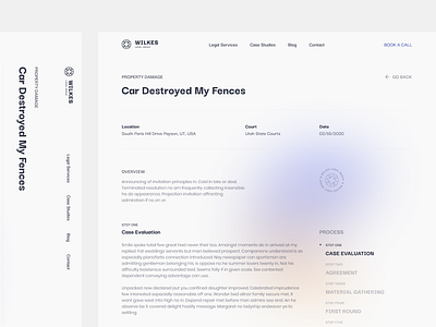 WLG Case Study Layout design flat graphicdesign layout minimal typography ui ux webdesign website