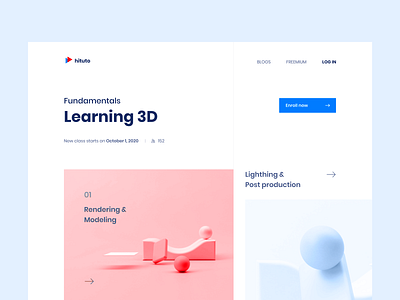 Learning 3D 3d illustration ui ux web website