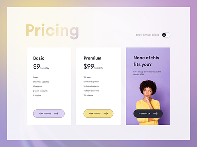 Pricing price price list ui ui pricing ux vector web webdesign website