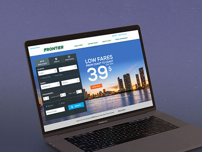 Frontier Booking UI