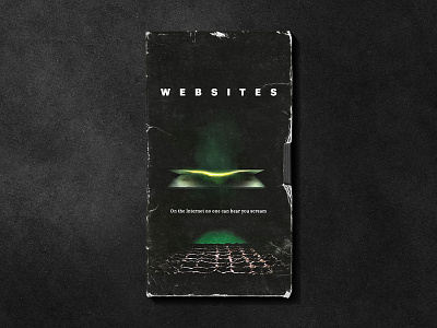 WEBSITES VHS COVER aliens design graphic design halloween horror movie movie photoshop poster texture vhs