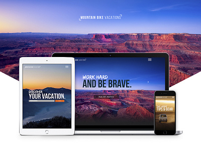 MBV :: Case study behance case study denver mountain bike mountains responsive web