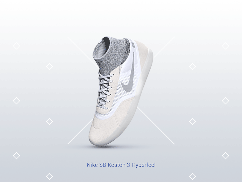 Nike SB Koston 3 Hyperfeel animation daily ui koston nike sb ui