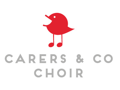 Carers & Co Choir Logo bird branding carers choir community edinburgh logo music musical